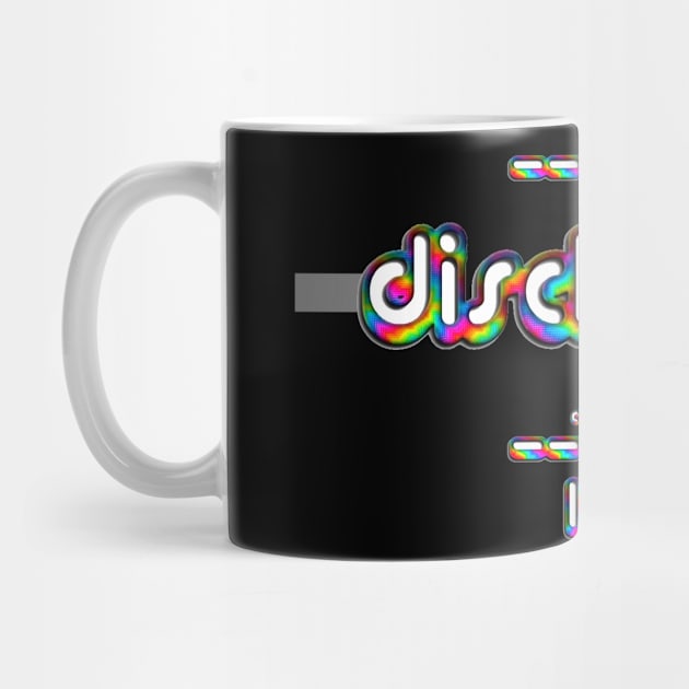 Discalimer 1990 ColorGroove Retro-Rainbow-Tube nostalgia (wf) by Blackout Design